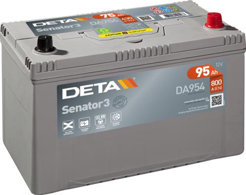 DETA DA954 - Стартерна акумуляторна батарея, АКБ autozip.com.ua