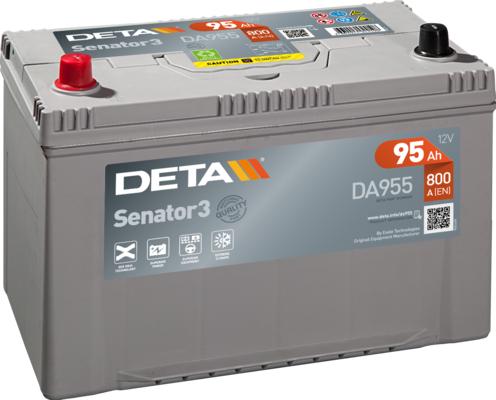 DETA DA955 - Стартерна акумуляторна батарея, АКБ autozip.com.ua