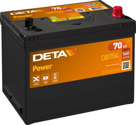 DETA DB704 - Стартерна акумуляторна батарея, АКБ autozip.com.ua