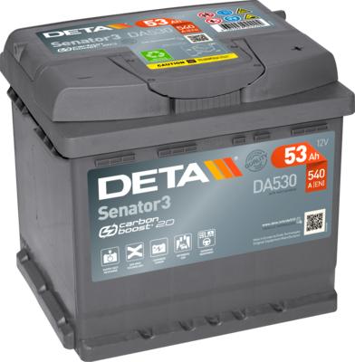 DETA DA530 - Стартерна акумуляторна батарея, АКБ autozip.com.ua