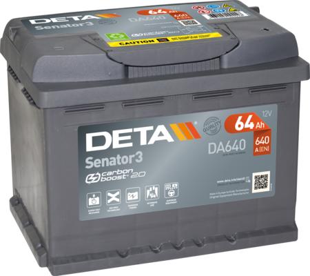 DETA DA640 - Стартерна акумуляторна батарея, АКБ autozip.com.ua