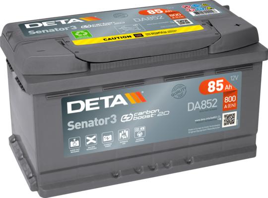 DETA DA852 - Стартерна акумуляторна батарея, АКБ autozip.com.ua