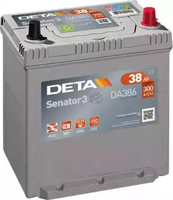 DETA DA386 - Стартерна акумуляторна батарея, АКБ autozip.com.ua