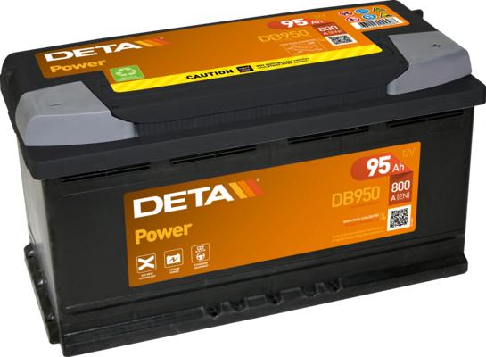 DETA DB950 - Стартерна акумуляторна батарея, АКБ autozip.com.ua