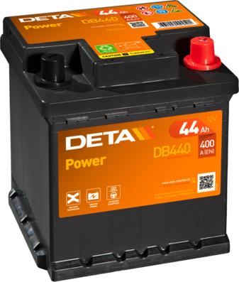 DETA DB440 - Стартерна акумуляторна батарея, АКБ autozip.com.ua