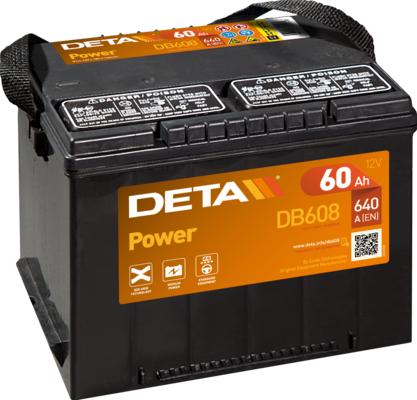 DETA DB558 - Стартерна акумуляторна батарея, АКБ autozip.com.ua