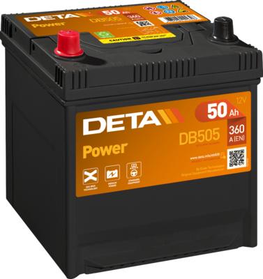 DETA DB505 - Стартерна акумуляторна батарея, АКБ autozip.com.ua