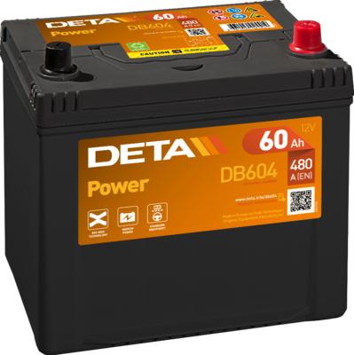 DETA DB604 - Стартерна акумуляторна батарея, АКБ autozip.com.ua