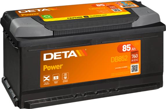 DETA DB852 - Стартерна акумуляторна батарея, АКБ autozip.com.ua