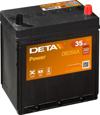 DETA DB356A - Стартерна акумуляторна батарея, АКБ autozip.com.ua