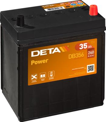 DETA DB356 - Стартерна акумуляторна батарея, АКБ autozip.com.ua