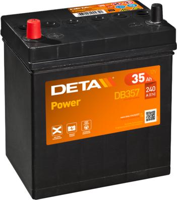 DETA DB357 - Стартерна акумуляторна батарея, АКБ autozip.com.ua