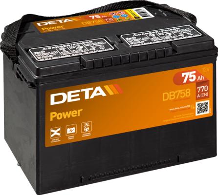 DETA DB708 - Стартерна акумуляторна батарея, АКБ autozip.com.ua