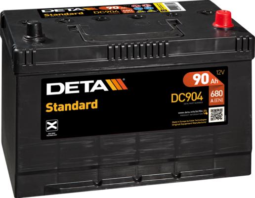 DETA DC904 - Стартерна акумуляторна батарея, АКБ autozip.com.ua