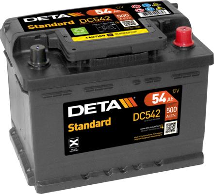 DETA DC542 - Стартерна акумуляторна батарея, АКБ autozip.com.ua