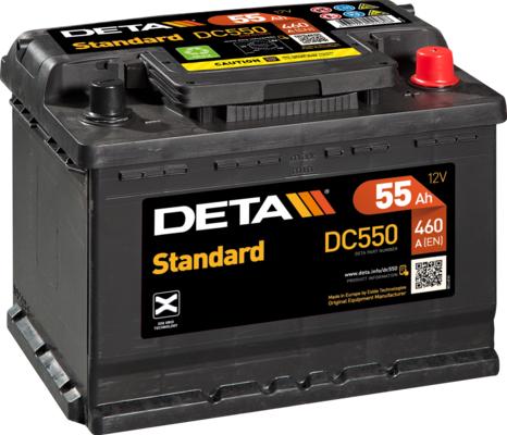 DETA DC550 - Стартерна акумуляторна батарея, АКБ autozip.com.ua