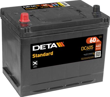 DETA DC605 - Стартерна акумуляторна батарея, АКБ autozip.com.ua