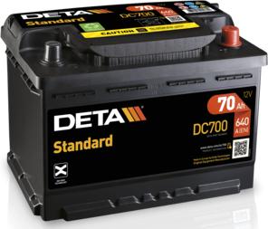 DETA DC700 - Стартерна акумуляторна батарея, АКБ autozip.com.ua