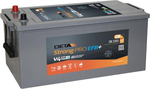 DETA DE2353 - Стартерна акумуляторна батарея, АКБ autozip.com.ua