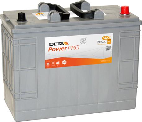 DETA DF1420 - Стартерна акумуляторна батарея, АКБ autozip.com.ua