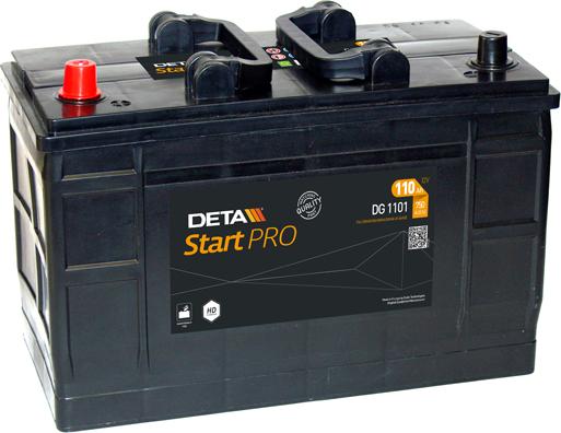 DETA DG1101 - Стартерна акумуляторна батарея, АКБ autozip.com.ua