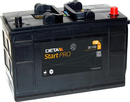 DETA DG1102 - Стартерна акумуляторна батарея, АКБ autozip.com.ua