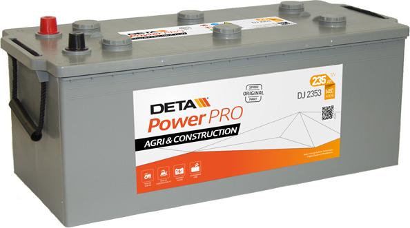 DETA DJ2353 - Стартерна акумуляторна батарея, АКБ autozip.com.ua