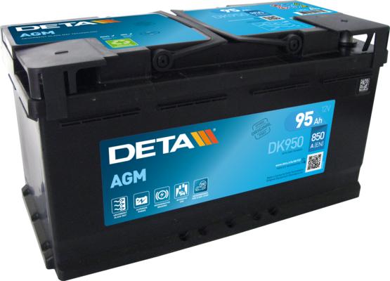 DETA DK950 - Стартерна акумуляторна батарея, АКБ autozip.com.ua
