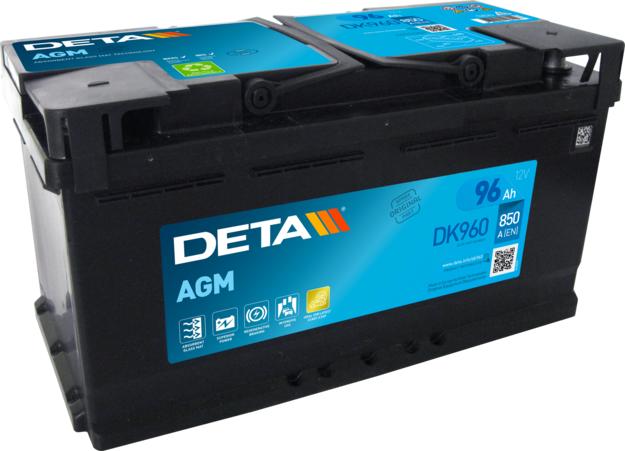 DETA DK960 - Стартерна акумуляторна батарея, АКБ autozip.com.ua