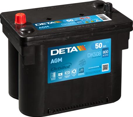 DETA DK508 - Стартерна акумуляторна батарея, АКБ autozip.com.ua