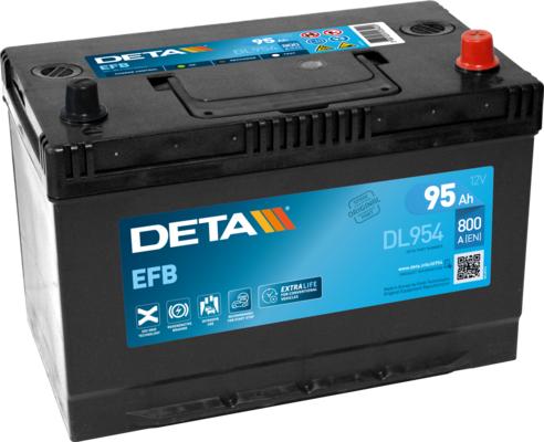 DETA DL954 - Стартерна акумуляторна батарея, АКБ autozip.com.ua