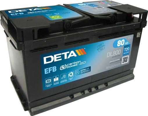 DETA DL800 - Стартерна акумуляторна батарея, АКБ autozip.com.ua