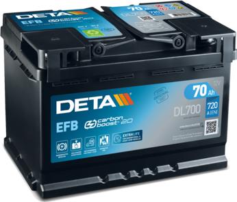 DETA DL700 - Стартерна акумуляторна батарея, АКБ autozip.com.ua
