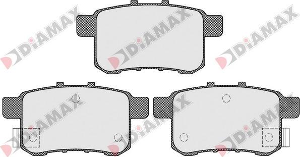 Diamax N09494 - Гальмівні колодки, дискові гальма autozip.com.ua