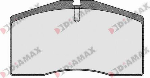 Diamax N09498 - Гальмівні колодки, дискові гальма autozip.com.ua