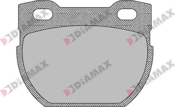 Diamax N09443 - Гальмівні колодки, дискові гальма autozip.com.ua