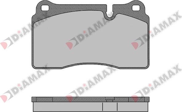 Diamax N09467 - Гальмівні колодки, дискові гальма autozip.com.ua