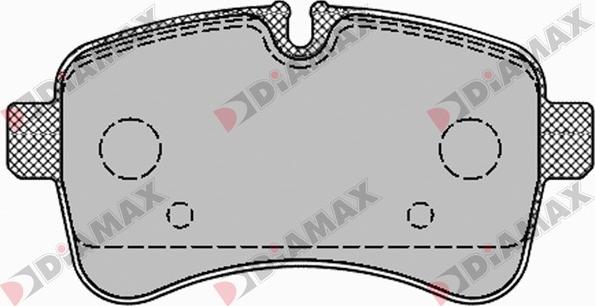 Diamax N09403 - Гальмівні колодки, дискові гальма autozip.com.ua