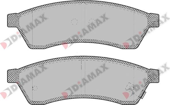 Diamax N09410 - Гальмівні колодки, дискові гальма autozip.com.ua