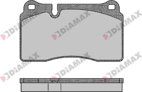 Diamax N09426 - Гальмівні колодки, дискові гальма autozip.com.ua