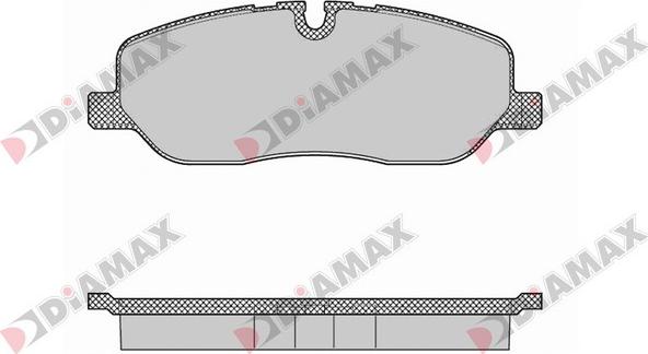 Diamax N09420 - Гальмівні колодки, дискові гальма autozip.com.ua