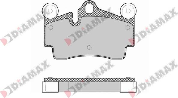 Diamax N09421 - Гальмівні колодки, дискові гальма autozip.com.ua