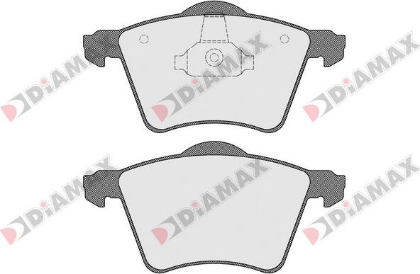 Diamax N09479 - Гальмівні колодки, дискові гальма autozip.com.ua