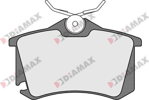 Diamax N09470 - Гальмівні колодки, дискові гальма autozip.com.ua