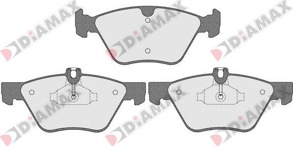 Diamax N09477 - Гальмівні колодки, дискові гальма autozip.com.ua