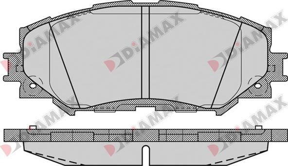 DODA 1070120016 - Гальмівні колодки, дискові гальма autozip.com.ua