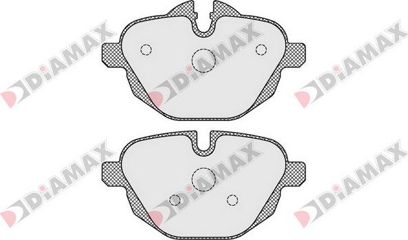 Diamax N09511 - Гальмівні колодки, дискові гальма autozip.com.ua