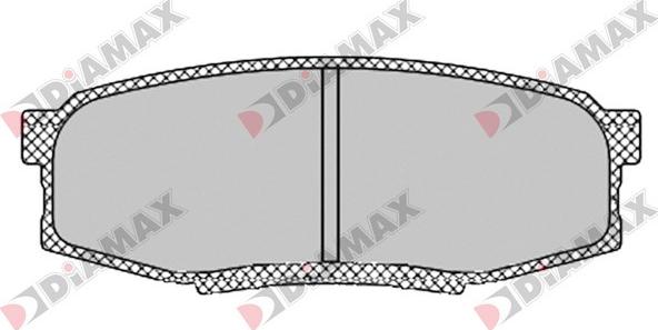 Diamax N09575 - Гальмівні колодки, дискові гальма autozip.com.ua