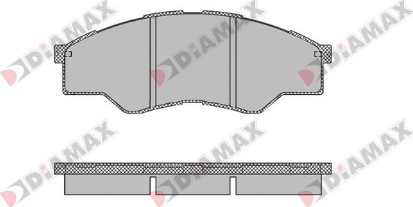 Diamax N09578 - Гальмівні колодки, дискові гальма autozip.com.ua