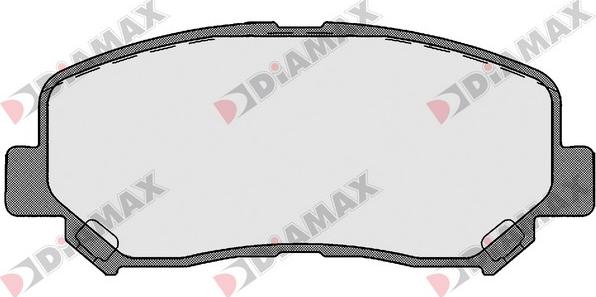 Diamax N09660 - Гальмівні колодки, дискові гальма autozip.com.ua
